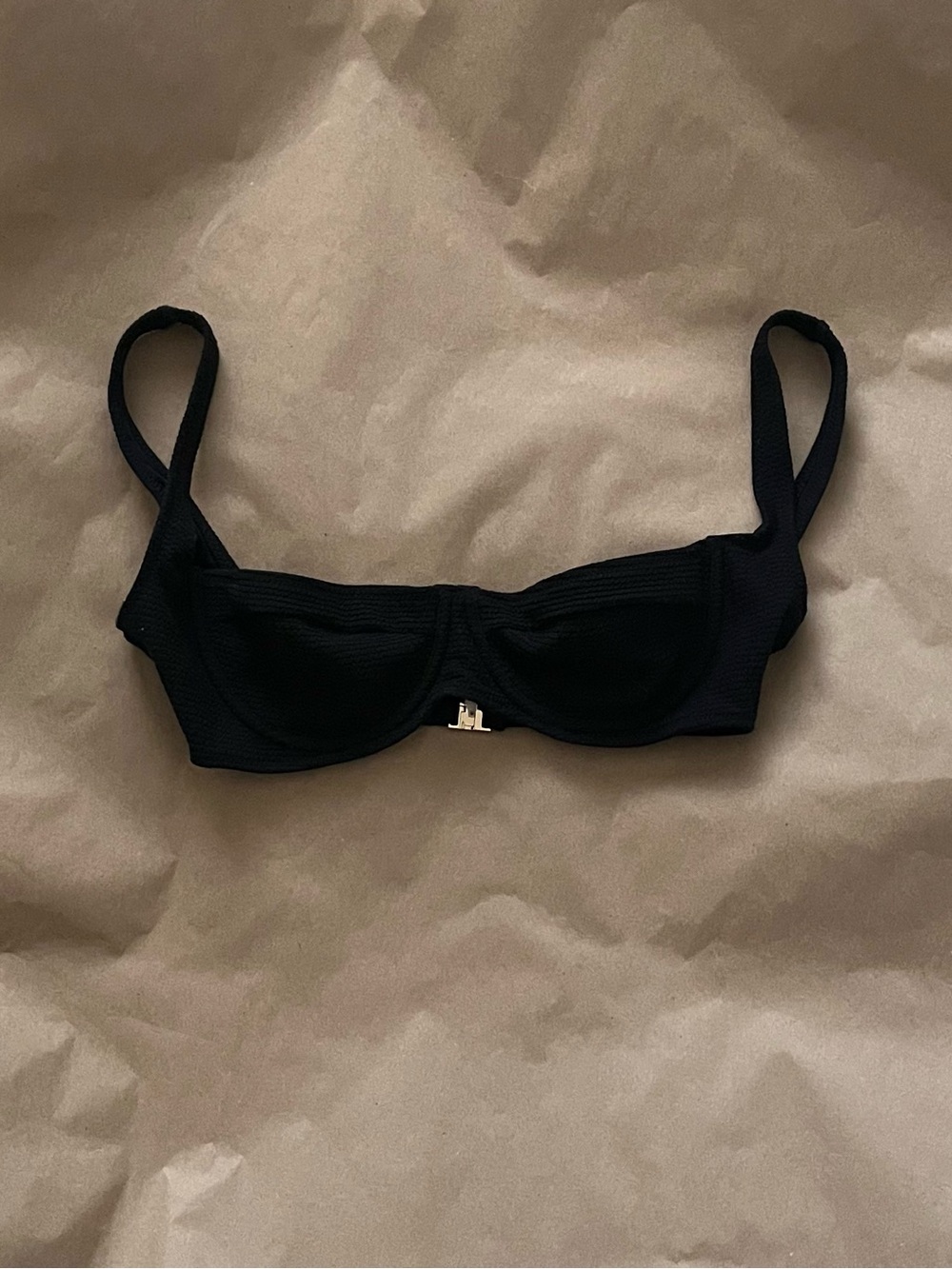 La Vinn Willow Bikini TOP in Raven